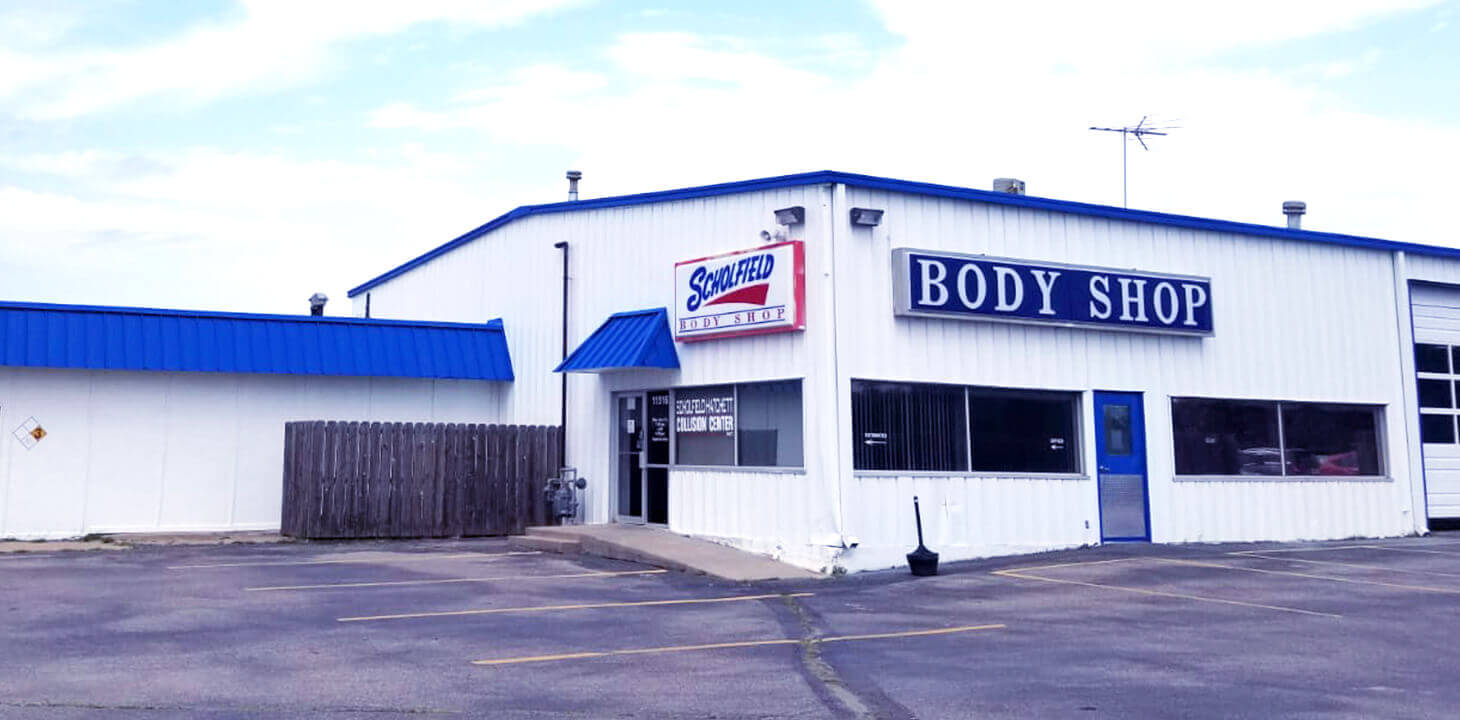pictured of scholfield body shop