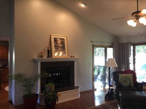 Fireplace Mantle Remodel