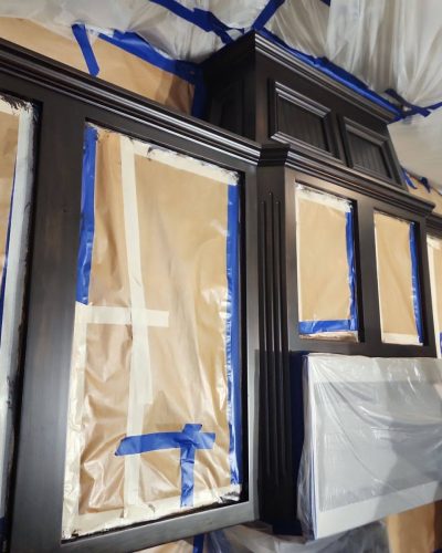 Kitchen Cabinet Painting Protection